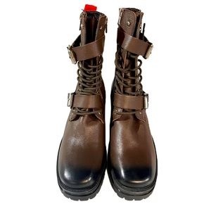 CHARLES DAVID MOTO BOOTS SIZE 9